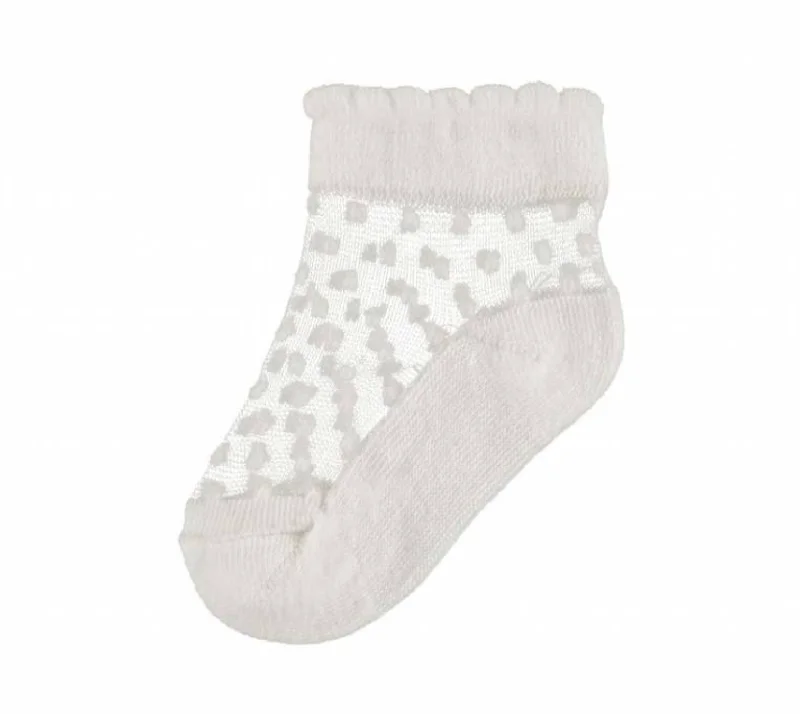 cushioned socks for walking-Ivory Lace Sock