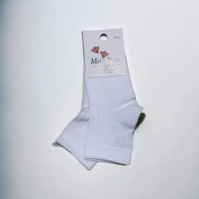 ankle socks for running-Ribbed Ankle Sock