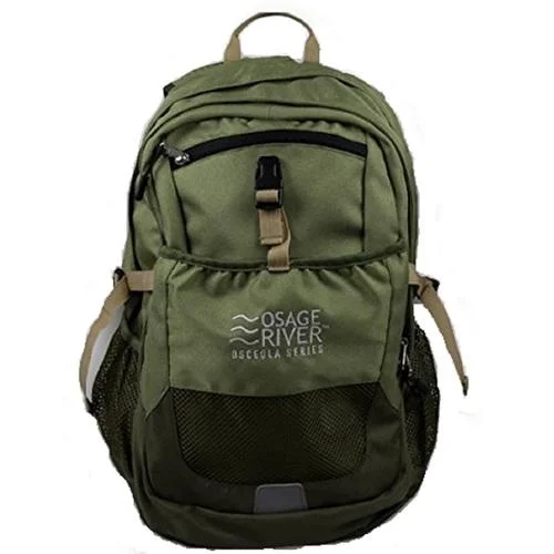 affordable camping tarp clips-Osage River Osceola Series Daypack - Olive/Tan