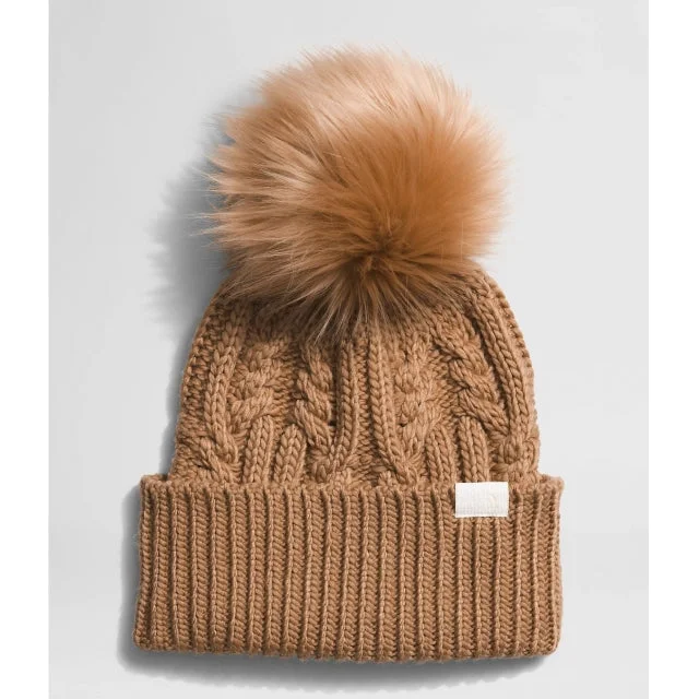 Camping hiking water purification-Women's Oh Mega Fur Pom Beanie