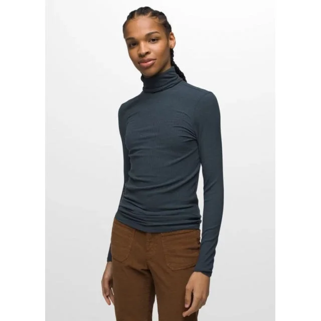 Camping hiking spiritual trails-Women's Foundation Rib Turtleneck