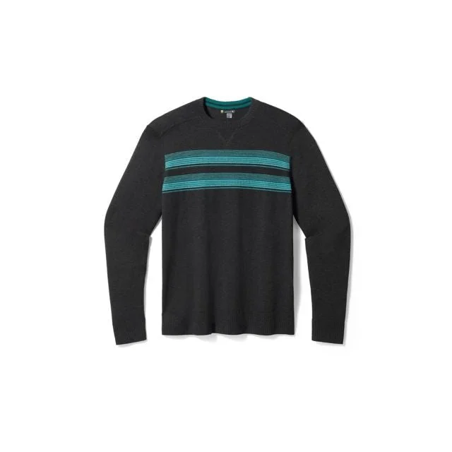 Camping hiking trail challenges-Men's Sparwood Stripe Crew Sweater