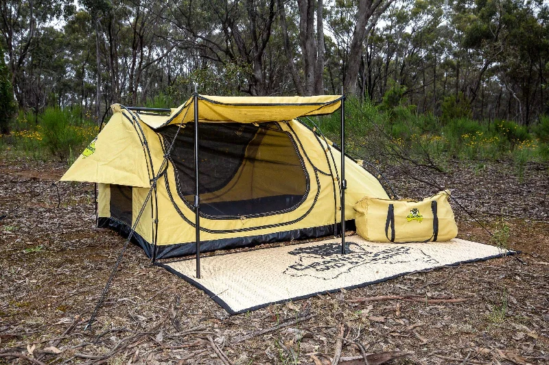 Camping hiking bike racks-Dundee Double Swag & Bag by Cranky Croc