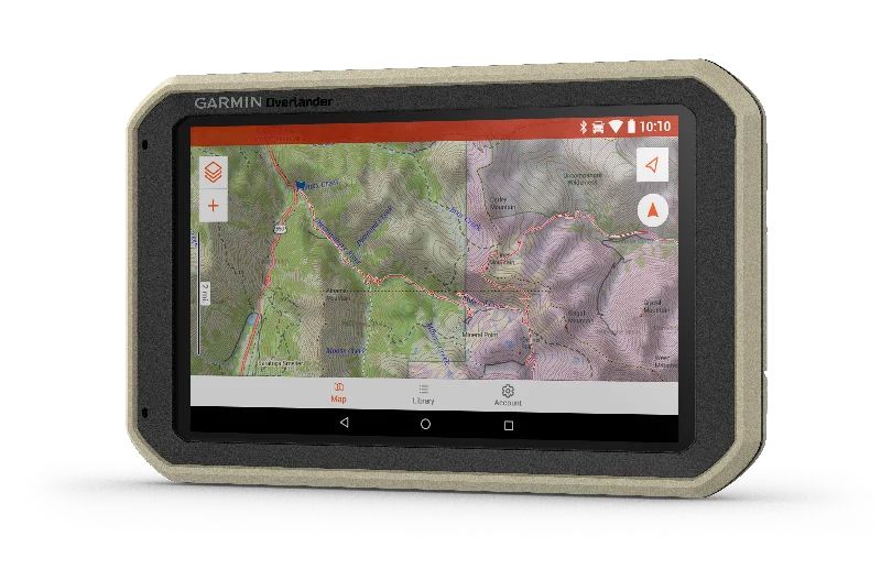 Camping hiking trail breezes-Garmin Overlander