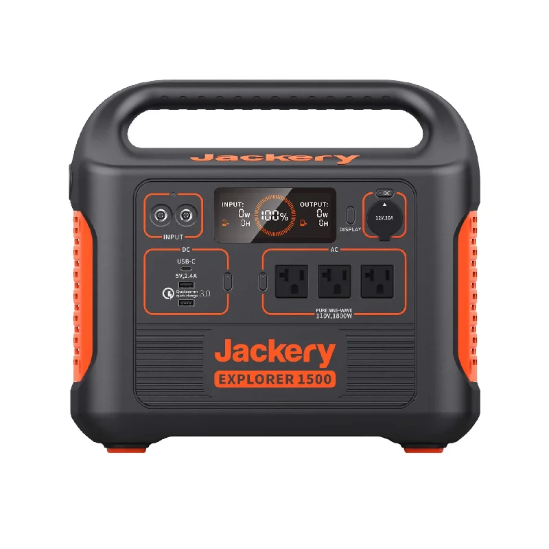 Camping hiking trail filters-Jackery Explorer 1500 Portable Power Station