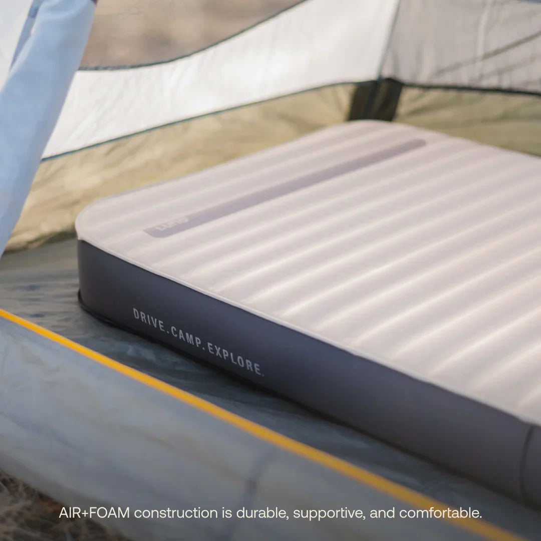 Camping hiking for beginners-Luno Air Foam Pro Camping Mattress