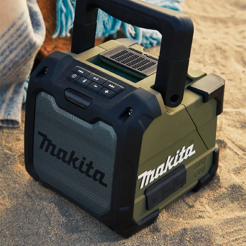 Camping hiking protein powders-Makita Outdoor Adventure 18V Cordless/Corded Bluetooth Speaker