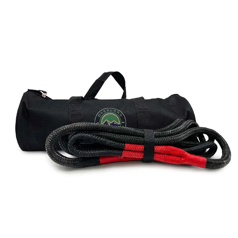 Camping hiking trail crowds-Overland Vehicle Systems Brute Kinetic Recovery Rope w/ Storage Bag