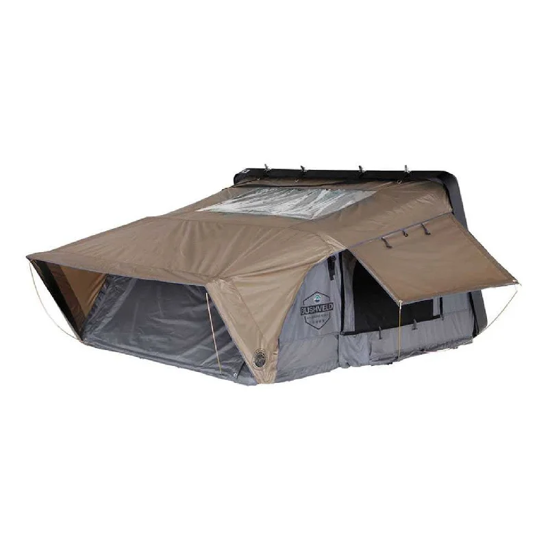 Camping hiking biodegradable soap-Overland Vehicle Systems HD Bushveld II Cantilever Hard Shell Roof Top Tent