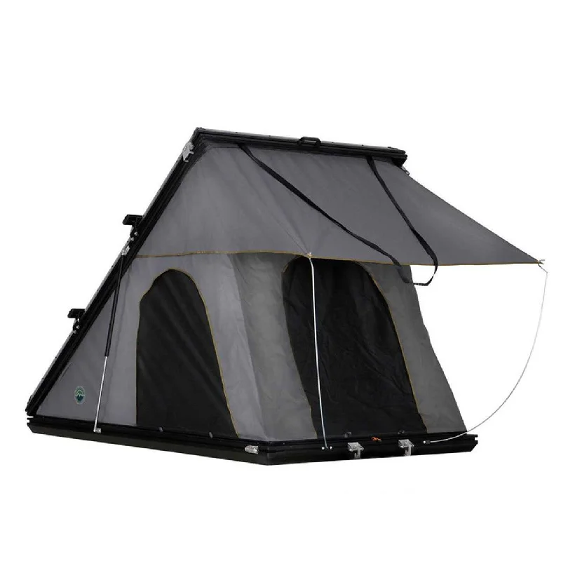 Camping hiking trail journals-Overland Vehicle Systems HD Mamba Clam Hard Shell Roof Top Tent