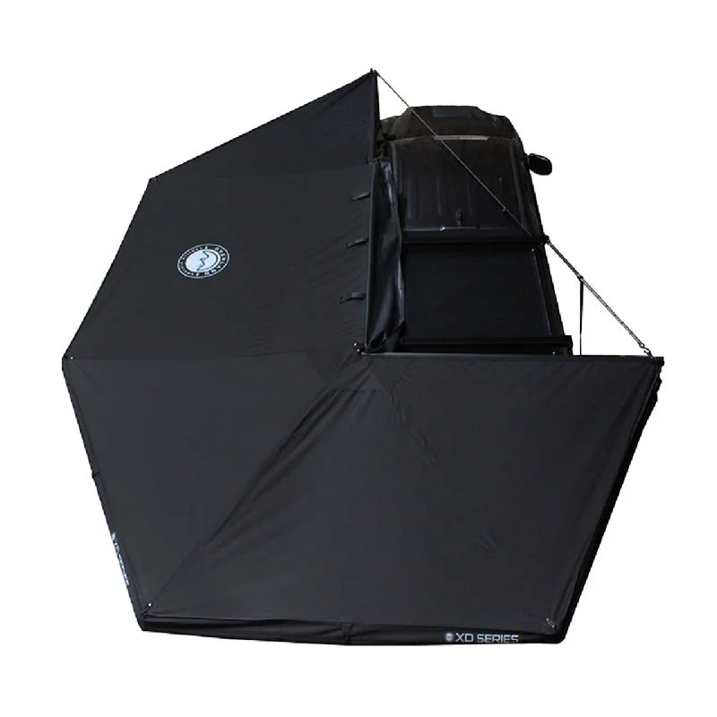 Camping hiking lightweight tarps-Overland Vehicle Systems XD Nomadic Black Out 270 Degree Awning w/ Lights