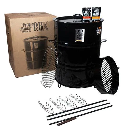 Camping hiking slow hikes-Pit Barrel Cooker - PBX 22.5": Smoky Perfection