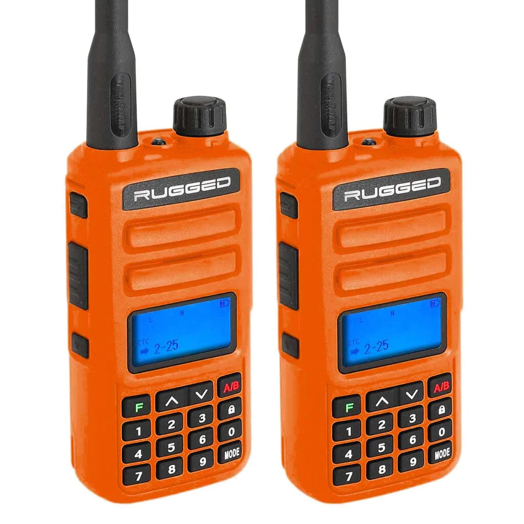 Camping hiking trail allergies-Rugged GMR2 Handheld GMRS/FRS Radios - Pair