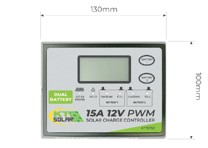 Camping hiking trail conditions-Solar Charge Regulator PWM, 15Amp Dual by KT Solar