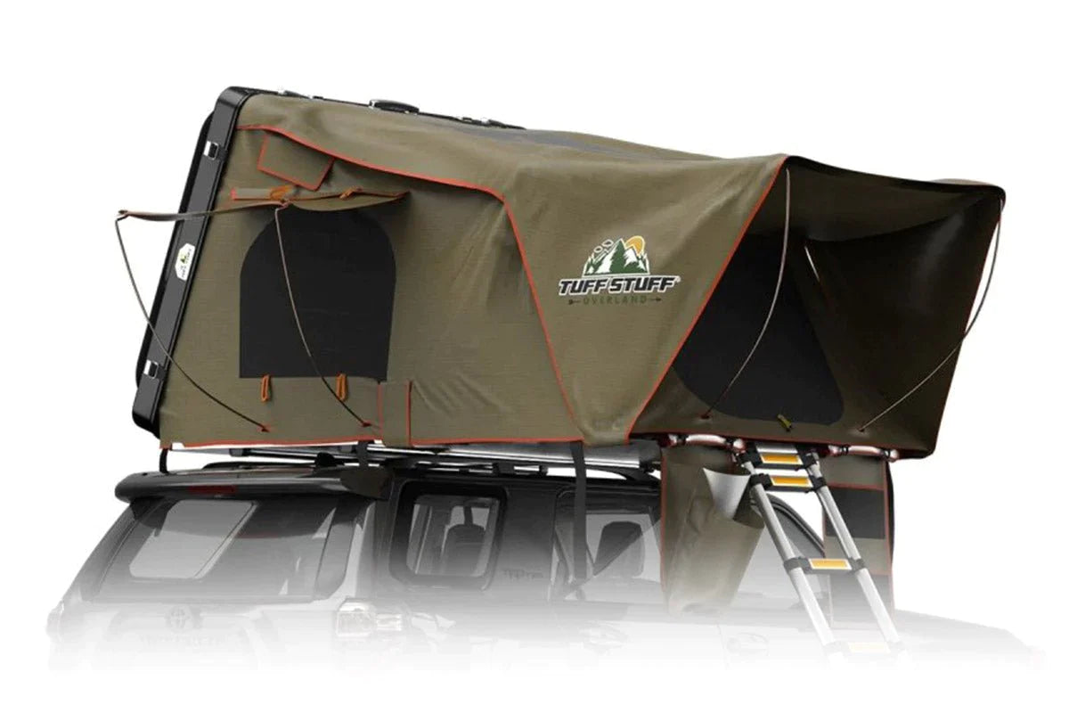 Camping hiking navigation tools-Tuff Stuff Alpha Hard Top Side Open Tent