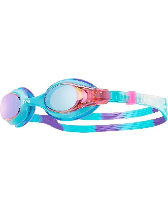 Camping hiking snack mixes-Kids' Mirrored Swimple Tie Dye Goggles - 547